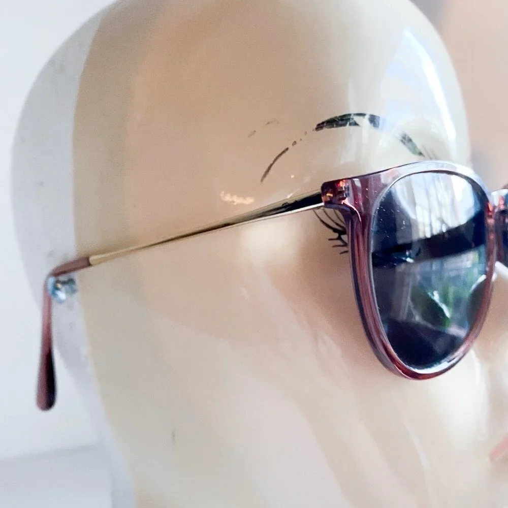 RayBan Light Brown Beige Frame Classic Shape Eye Glass Frames